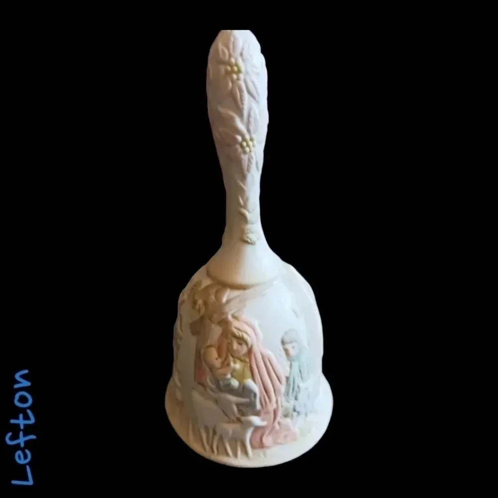 Lefton china the nativity bell